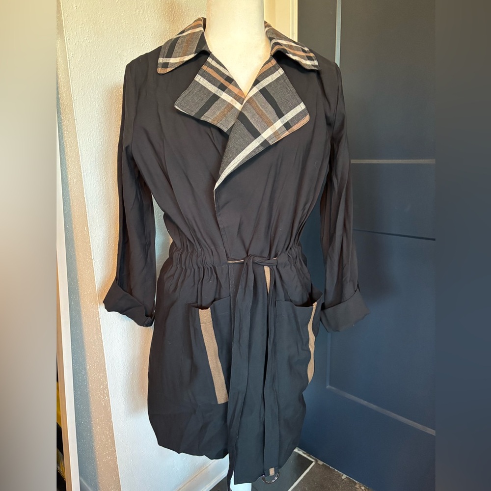 Mystree belted raincoat